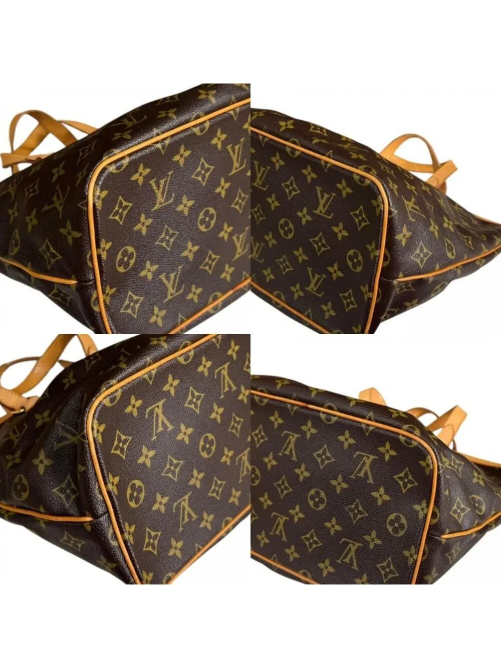 Louis Vuitton Palermo PM Monogram Shoulder Bag Canvas Brown